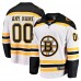 Именная игровая джерси Boston Bruins Fanatics White Away Breakaway Custom