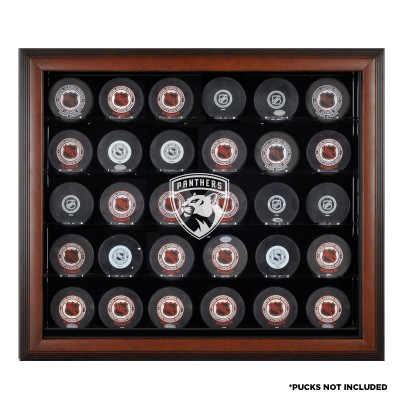 Florida Panthers Fanatics Authentic 30-Puck Brown Display Case