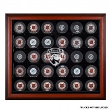 Florida Panthers Fanatics Authentic 30-Puck Mahogany Display Case