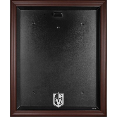 Vegas Golden Knights Fanatics Authentic Brown Framed Logo Jersey Display Case