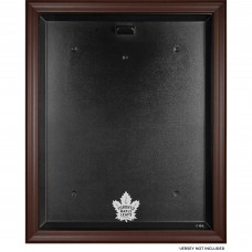 Toronto Maple Leafs Fanatics Authentic (2016-Present) Brown Framed Logo Jersey Display Case