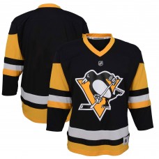 Toddler Pittsburgh Penguins Black Home Replica Jersey