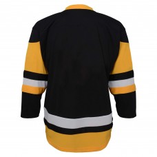 Toddler Pittsburgh Penguins Black Home Replica Jersey