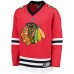 Подростковая Chicago Blackhawks Fanatics Red Home Replica Blank Jersey