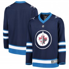 Детская игровая джерси Winnipeg Jets Home Replica - Blue