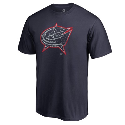Футболка Columbus Blue Jackets Static Logo - Navy