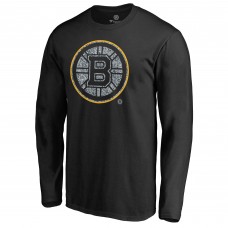 Футболка с длинным рукавом Boston Bruins Static Logo - Black