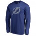 Футболка Tampa Bay Lightning Blue Static Logo Long Sleeve