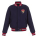 Женская рубашка Florida Panthers JH Design Navy All-Wool Embroidered Jacket