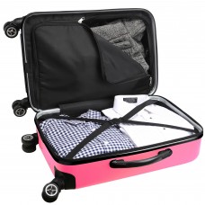 Vegas Golden Knights MOJO 21 8-Wheel Hardcase Spinner Carry-On Luggage - Pink