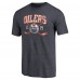 Футболка Edmonton Oilers Vintage Collection Line Shift Tri-Blend - Navy