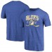 St. Louis Blues Royal Vintage Collection Line Shift Tri-Blend T-Shirt