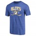 St. Louis Blues Royal Vintage Collection Line Shift Tri-Blend T-Shirt