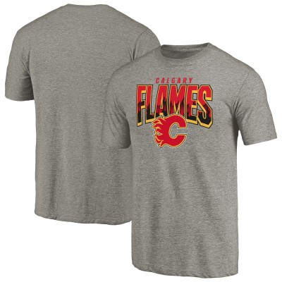 Calgary Flames Gray Hometown Collection Tri-Blend T-Shirt