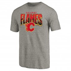 Calgary Flames Gray Hometown Collection Tri-Blend T-Shirt