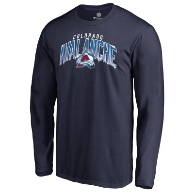 Футболка с длинным рукавом Colorado Avalanche Hometown Collection - Navy