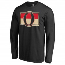 Ottawa Senators Black Hometown Collection Long Sleeve T-Shirt Ottawa Senators Black Hometown Collection Long Sleeve T-Shirt