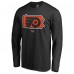 Футболка с длинным рукавом Philadelphia Flyers Hometown Collection - Black