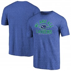 Vancouver Canucks Blue Arch Hometown Collection Tri-Blend T-Shirt