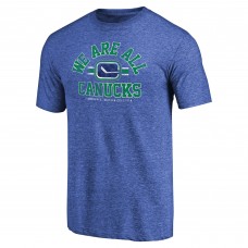 Vancouver Canucks Blue Arch Hometown Collection Tri-Blend T-Shirt