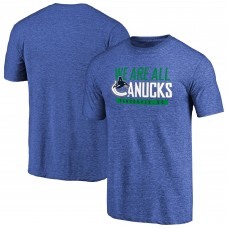Vancouver Canucks Blue Hometown Collection Tri-Blend T-Shirt