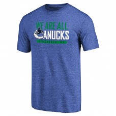 Vancouver Canucks Blue Hometown Collection Tri-Blend T-Shirt