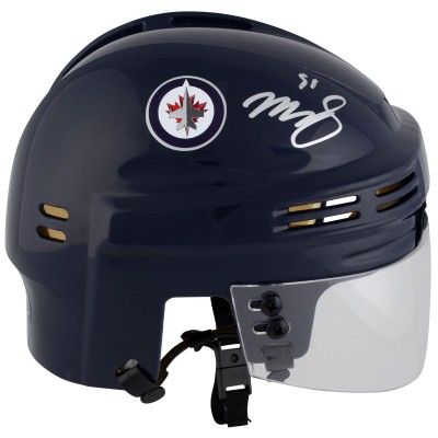 Шлем Mark Scheifele Winnipeg Jets Fanatics Authentic Autographed Navy Mini