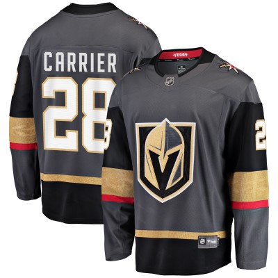 Игровая джерси William Carrier Vegas Golden Knights Breakaway - Black