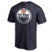 Футболка Connor McDavid Edmonton Oilers Backer - Navy - оригинальные футболки Эдмонтон Ойлерз