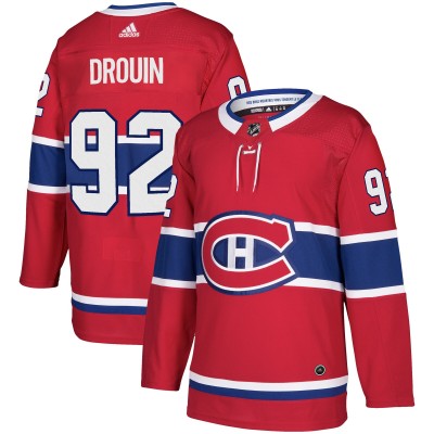 Игровая джерси Jonathan Drouin Montreal Canadiens Adidas Authentic - Red - оригинальные хоккейные джерси Монреаль Канадиенс