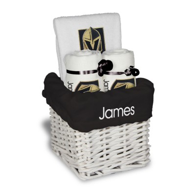 Подарочная корзина Vegas Golden Knights Newborn & Infant Personalized Small - White