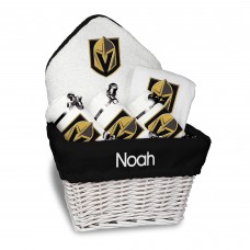 Newborn & Малышам Vegas Golden Knights White Personalized Medium Gift Basket