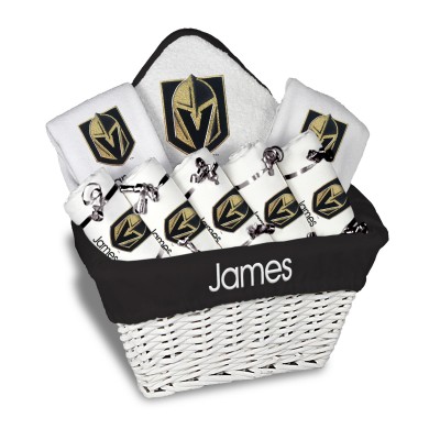 Подарочная корзина Vegas Golden Knights Newborn & Infant Personalized Large - White