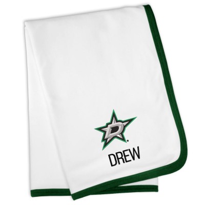 Именной плед Dallas Stars Baby - White