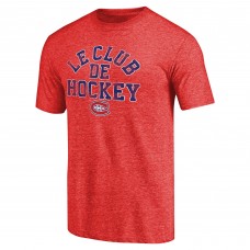 Футболка Montreal Canadiens Hometown Collection Le Club Tri-Blend - Red