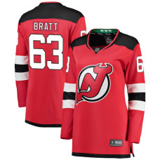 Женская джерси New Devils Jesper Bratt Fanatics Red Breakaway