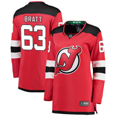 Женская джерси New Devils Jesper Bratt Fanatics Red Breakaway