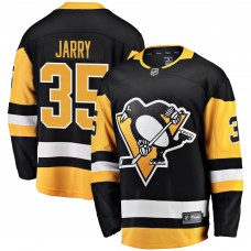 Tristan Jarry Pittsburgh Penguins Home Breakaway Player Jersey - Black