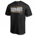 Футболка Vegas Golden Knights Iconic Collection On Side Stripe - Black