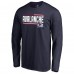 Футболка с длинным рукавом Colorado Avalanche Iconic Collection On Side Stripe - Navy