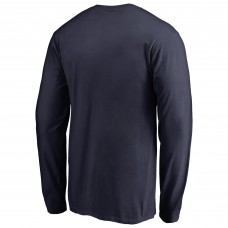 Футболка с длинным рукавом Colorado Avalanche Iconic Collection On Side Stripe - Navy