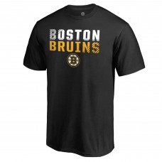Футболка Boston Bruins Fanatics Branded Iconic Collection Fade Out - Black
