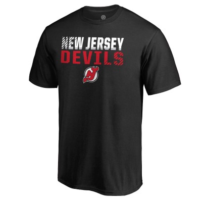 Футболка New Jersey Devils Iconic Collection Fade Out - Black