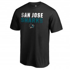 Футболка San Jose Sharks Iconic Collection Fade Out - Black