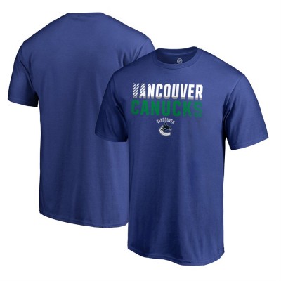 Vancouver Canucks Royal Iconic Collection Fade Out T-Shirt