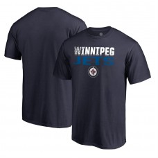 Футболка Winnipeg Jets Iconic Collection Fade Out - Navy