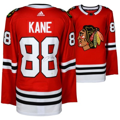 Игровая джерси Autographed Chicago Blackhawks Patrick Kane Fanatics Authentic Red Adidas Authentic