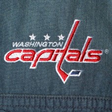 Washington Capitals Antigua Outlook Long Sleeve Button-Up Shirt - Denim