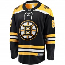 Игровая джерси David Pastrnak Boston Bruins Fanatics Branded Home Breakaway Player - Black