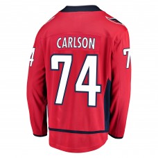 Игровая джерси John Carlson Washington Capitals Fanatics Branded Home Breakaway - Red